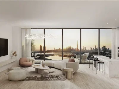 Complejo residencial Kempinski Residences The Creek — new residence by Swiss Property with a swimming pool, a spa center and a panoramic view in Dubai Healthcare City