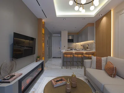 Edificio de apartamentos Apartamentos con vistas panorámicas a la ciudad en Kargıcak Alanya