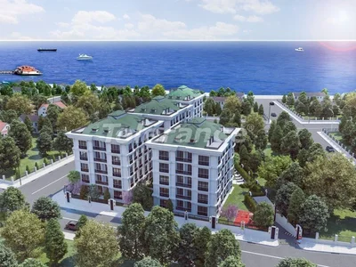 Zespół mieszkaniowy Ready to move in apartments 2+1, 4+1, and 4+2 in Büyükçekmece, İstanbul in a complex with sea view