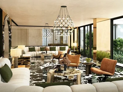 Wohnanlage High-rise residential complex with loft apartments next to the metro, in the business district of Bangkok, Thailand