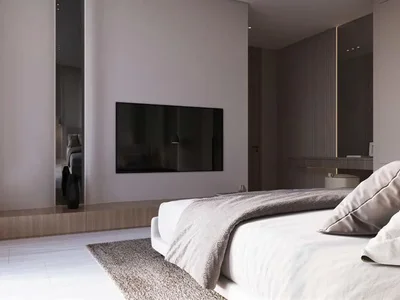 Wohnanlage New Starlight Residence with a swimming pool, lounge areas and a co-working space, Al Jaddaf, Dubai, UAE