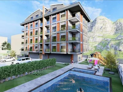 Wohnanlage Residence with a swimming pool and a garden, Antalya, Turkey