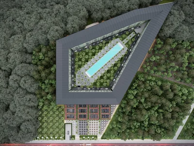 Wohnanlage surrounded by nature in the center of Istanbul