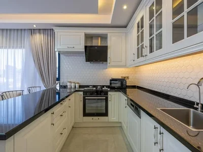 Complejo residencial Furnished 2+1 apartment in the Toprak Palace complex on the seafront.