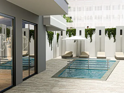 Dzielnica mieszkaniowa Modern residential complex in the  center of Alanya