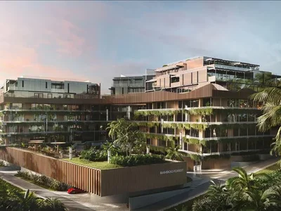 Complejo residencial New residential complex with swimming pools, gardens and a co-working area close to Layan Beach, Phuket, Thailand