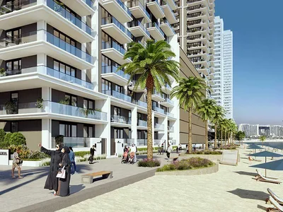 Wohnanlage New apartments with views of the sea, marina and large park, in Beach Mansion complex with private beach, Beachfront area, Dubai, UAE