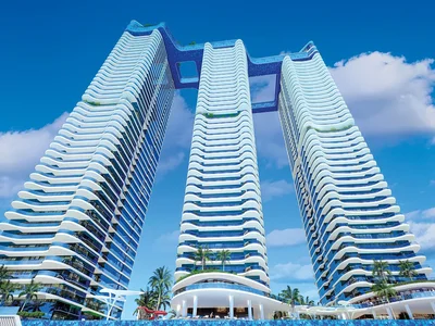 Wohngebäude Wohnungen mit Meerblick in Dubai mit Ratenzahlungsplan