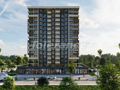 Wohnanlage Apartments 2+1 in Tece, Mersin near the sea, with pool and parking from the developer