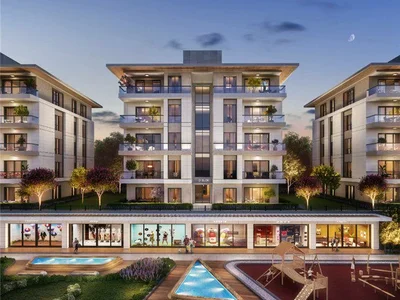 Wohnanlage New residence with swimming pool in the center of Istanbul, Turkey