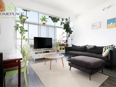 Dzielnica mieszkaniowa 3 pieces lumineux kerem hatemanim geula gazoz beach shouk hacarmel rue calme et ensoleillee a 1 minute de la plage