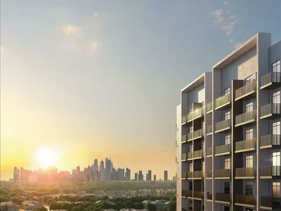 Wohnanlage Modern residence Amber with swimming pools and restaurants near a highway and a metro station, Jebel Ali Village, Dubai, UAE