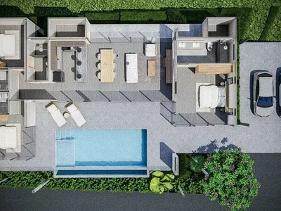 Wohnanlage New villas with coworking and recreation area, just 5 minutes from Maenam Beach, Samui, Surat Thani, Thailand