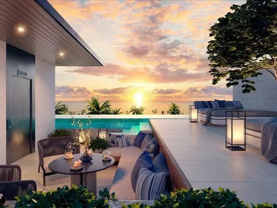Complejo residencial Gated complex of townhouses with swimming pools at 50 meters from the beach, Phuket, Thailand