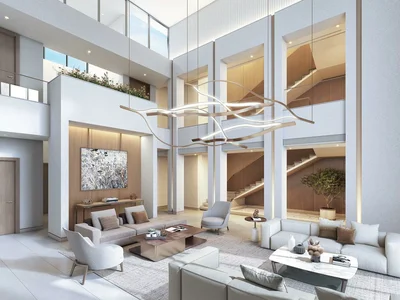 Zespół mieszkaniowy Hartland II Villas — gated complex of villas by Sobha with an international school and green areas in Sobha Hartland, Dubai