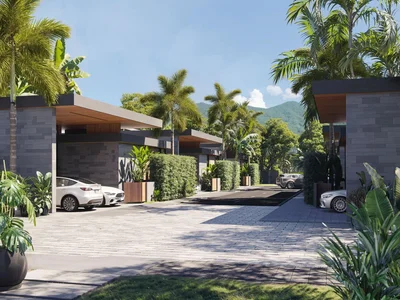 Zespół mieszkaniowy Exclusive villa complex by a picturesque lake in Choeng Thale, Phuket, Thailand