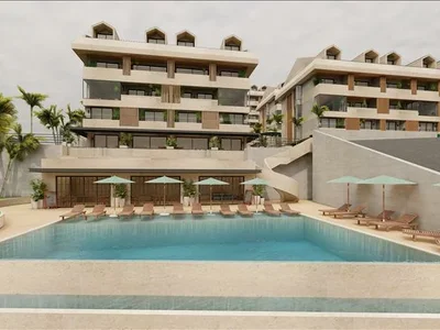 Wohnanlage New residence with swimming pools and an underground parking close to the city center, Fethiye, Turkey