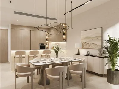 Residential complex New SOL Levante Residence with a swimming pool, a co-working area and a mini golf, JVT, Dubai, UAE