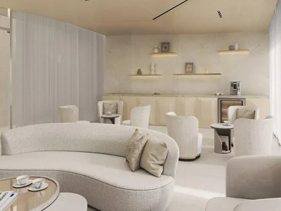 Complexe résidentiel New Amazonia Residence with a swimming pool and a co-working area, Al Jaddaf, Dubai, UAE