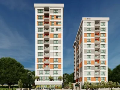 Wohnanlage New residence with a swimming pool close to the promenade, Istanbul, Turkey