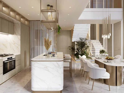Wohnanlage New project BEACH WALK GRAND 2 with swimming pools, and a kids' playground, Dubai Islands, Dubai, UAE