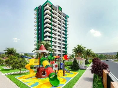 Wohnanlage One bedroom apartments in complex with swimming pool and sports grounds, 1 km to the sea and beaches, Mersin, Turkey