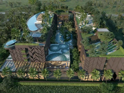 Complejo residencial Residential complex with four swimming pools, rooftop terrace, gym, 100 metres from Kamala Beach, Phuket, Thailand