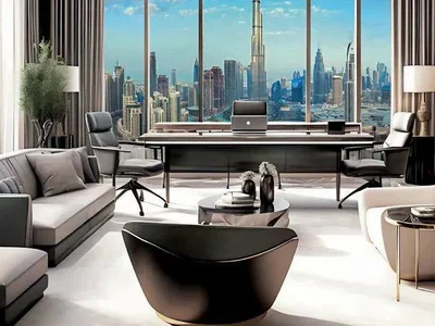 Wohnanlage Apartments in 101-storey skyscraper in Business Bay business district near metro, Dubai, UAE