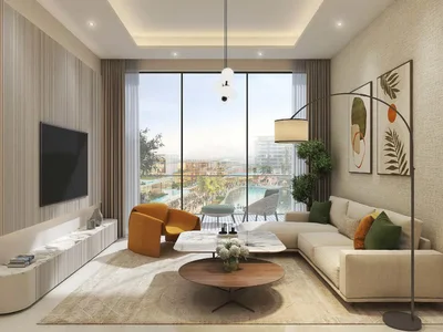 Wohnanlage New project DAMAC Riverside Views with s clubhouse and a kids' adventure park in the prestigious area of Dubai, UAE