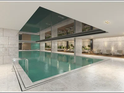 Zespół mieszkaniowy Residential complex with garden and park views, close to shopping centers and universities, Kucukcekmece, Istanbul, Turkey