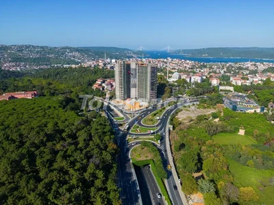 Complexe résidentiel Appartements de luxe 1+1, 2+1, 3+1 et 4+1 à Sariyer, Istanbul dans un complexe avec infrastructure hôtelière