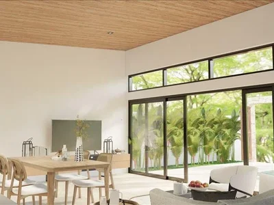 Complexe résidentiel New complex of villas with swimming pools and gardens in the center of Bo Phut, Samui, Thailand