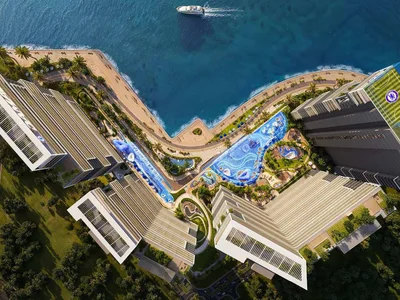 Wohnanlage Branded residential complex Chelsea Residences with a beach club and marina in Dubai Maritime City, UAE