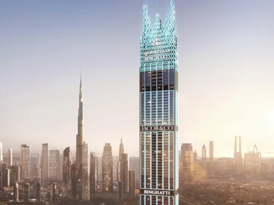 Complejo residencial Jacob & Co Residences by Burj Binghatti is an ultra-luxury branded project