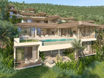 Wohnanlage Prestigious residential complex of turnkey villas with swimming pools and sea views, Bang Makham, Samui, Thailand