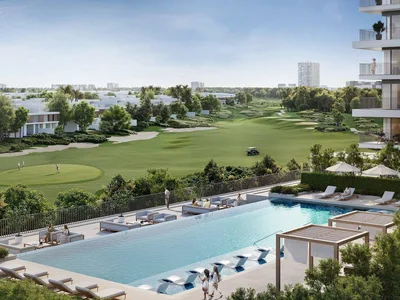 Complejo residencial New residential complex ES Golf Meadow with swimming pools and a golf course, Emaar South, Dubai, UAE
