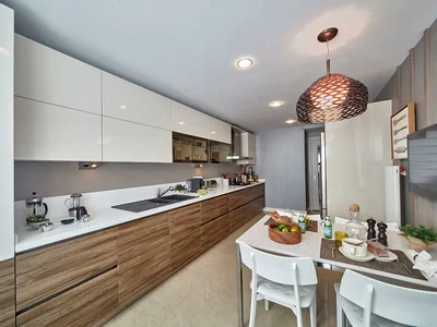 Wohnanlage Modern apartments with sea views in a residence area with swimming pool and equestrian club, Beylikduzu, Istanbul, Turkey
