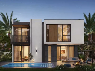 Complexe résidentiel New complex Athlon Premium Villas with swimming pools, parks and a club, Dubailand, Dubai, UAE