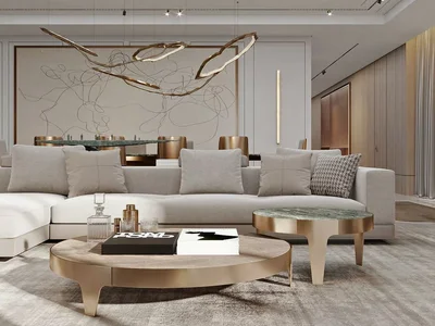 Wohnanlage New luxury residence Raffles apartments with a spa center and a beach club, Palm Jumeirah, Dubai, UAE