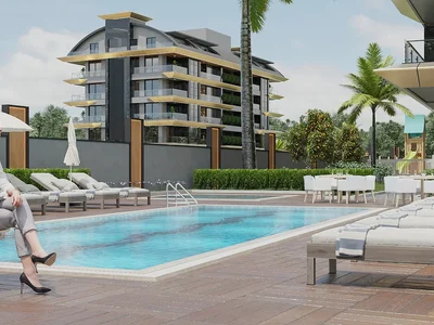 Apartamentowiec Apartamenty w Kompleksie Blisko Plaży w Alanyi