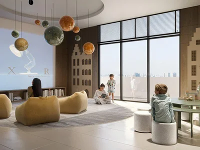 Zespół mieszkaniowy New VERDAN1A 2 Residence with swimming pools, a spa and a clubhouse, Dubailand, Dubai, UAE