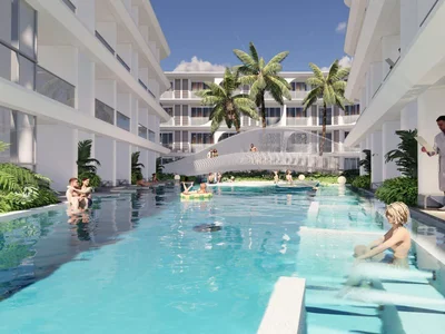 Zespół mieszkaniowy New residential complex on the seafront in Bang Rak, Samui, Thailand
