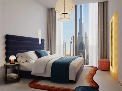 Wohnanlage New high-rise residence The Edge with swimming pools and a panoramic view close to the places of interest, Business Bay, Dubai, UAE
