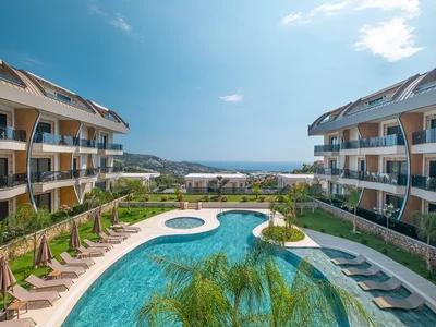 Edificio de apartamentos Apartamentos con vistas panorámicas a la ciudad en Kargıcak Alanya