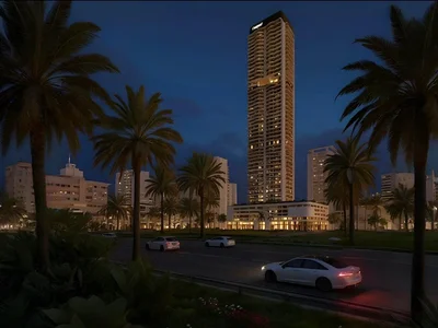 Zespół mieszkaniowy New high-rise project ALTA V1EW c lounge areas in the prestigious area of JVC, Dubai, UAE
