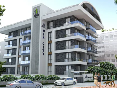 Dzielnica mieszkaniowa Modern residential complex in the  center of Alanya