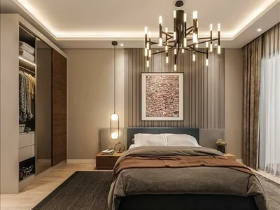 Wohnanlage New residence with a swimming pool and an underground parking at 550 meters from the sea, Mersin, Turkey