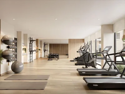 Wohnanlage New Augusta Residence with swimming pools and green areas close to schools and medical facilities, Town Square, Dubai, UAE
