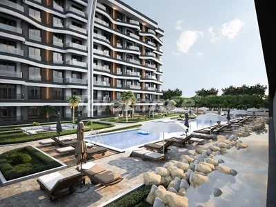 Wohnanlage Apartments 1+1, 2+1 vom Bauträger in Altintas, Antalya mit Ratenzahlung in einem Komplex mit Infrastruktur