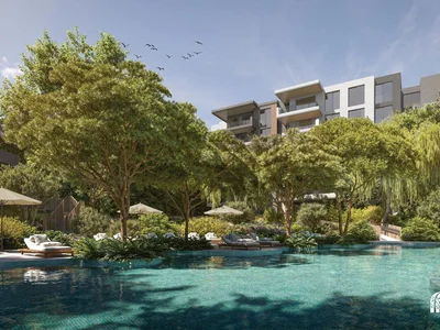 Complejo residencial Prestigious apartments in the new green complex Ghaf Woods, Dubai, UAE